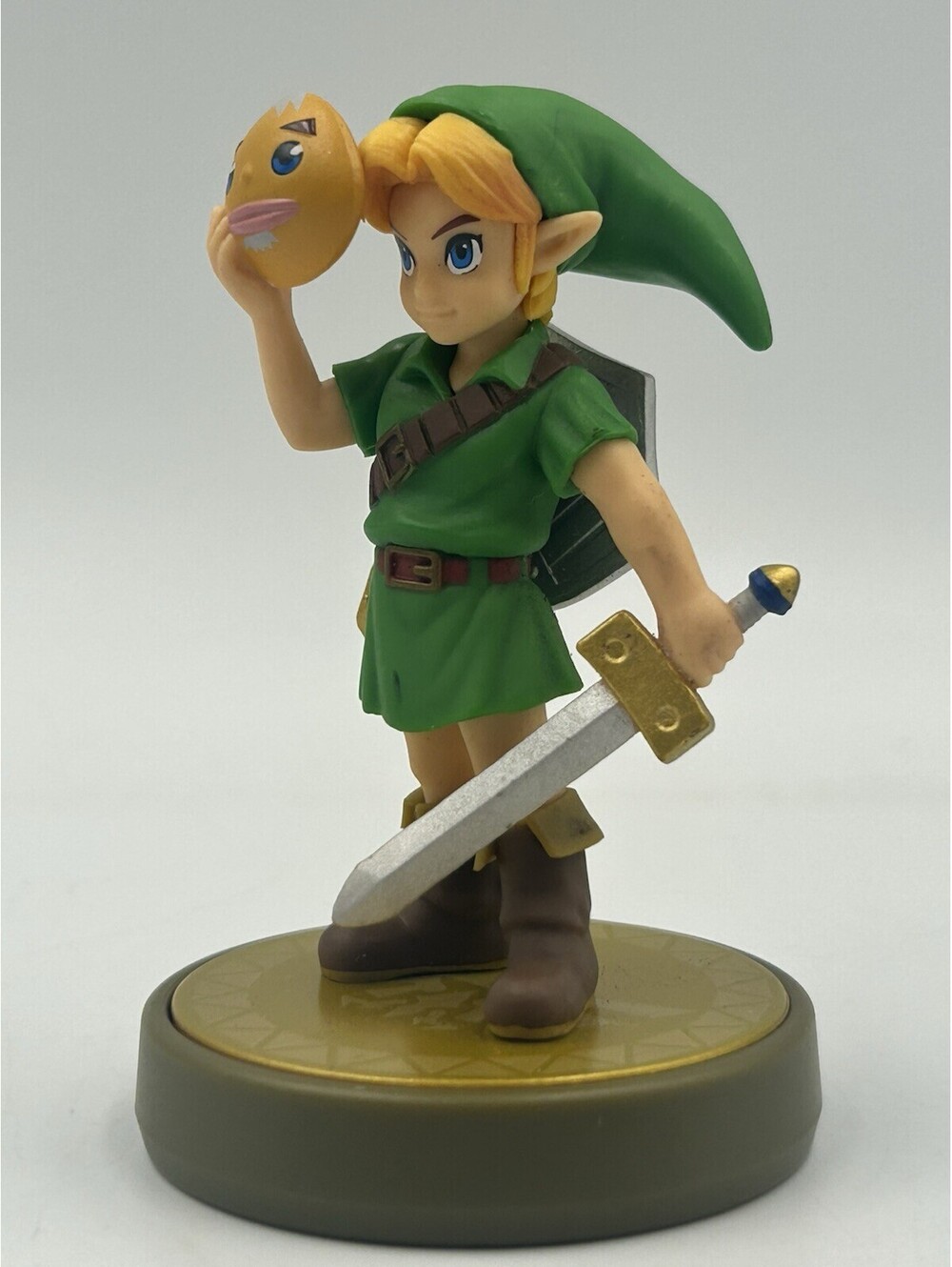 Nintendo amiibo Link Majora’s Mask Zelda Figure NVL-001 Loose Tested Display